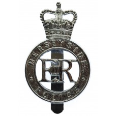 Merseyside Police Cap Badge - Queen's Crown