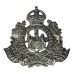 East Suffolk Police Chrome Cap Badge - King's Crown