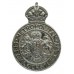 Metropolitan Special Constabulary Chrome Cap Badge - King's Crown