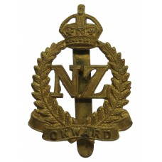 New Zealand Expeditionary Force (N.Z.E.F.) Cap Badge - King's Cro