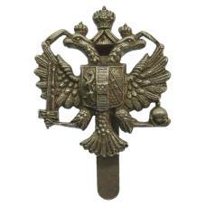 Queen's Dragoon Guards Chrome Cap Badge