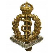 Royal Army Medical Corps (R.A.M.C.) Bi-Metal Cap Badge - King's Crown