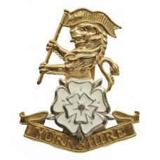 Yorkshire Regiment Enamelled Dress Cap Badge