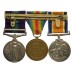 WW1 British War Medal, Victory Medal and General Service Medal (Clasp - Iraq) Group of Three - Gnr. D. Paterson, Royal Artillery