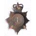 Gloucestershire Constabulary Night Helmet Plate - Queen's Crown