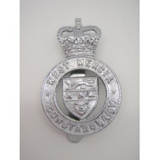 West Mercia Constabulary Cap Badge - Queen's Crown