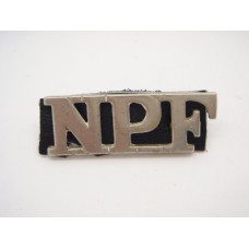 Nigerian Police Force (N.P.F.) Shoulder Title