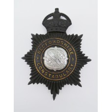 Bedfordshire Constabulary Night Helmet Plate - King's Crown