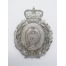 Dewsbury Borough Police Helmet Plate (Wreath) - Queen's Crown