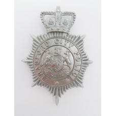 Bradford City Police Helmet Plate - Queen's Crown