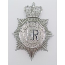 Humberside Police Helmet Plate - Queen's Crown