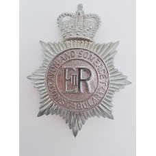 Avon and Somerset Constabulary Helmet Plate - Queen's Crown