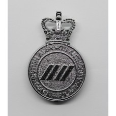 British Airports Authority Constabulary Cap Badge - Queen's Crown