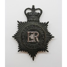 Bedfordshire Constabulary Night Helmet Plate - Queen's Crown