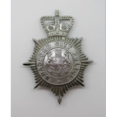 Bradford City Police Helmet Plate - Queen's Crown