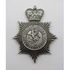 Denbighshire Constabulary Helmet Plate - Queen's Crown