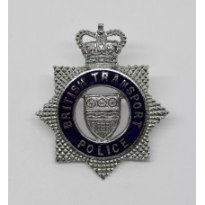 British Transport Police (B.T.P.) Senior Officer's Enamelled Cap Badge - Queen's Crown