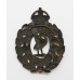 Liverpool City Police Black Wreath Helmet Plate - King's Crown