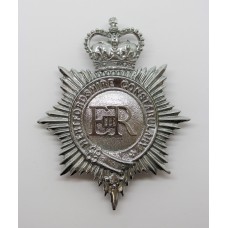 Hertfordshire Constabulary Helmet Plate - Queen's Crown