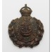 Folkestone Borough Police Wreath Helmet Plate - King's Crown
