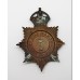 Birmingham City Police Night Helmet Plate - King's Crown