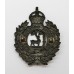 Berkshire Constabulary Black Wreath Helmet Plate - King's Crown