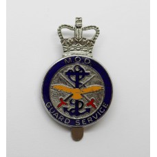 Ministry of Defence Guard Service Enamelled Cap Badge - Queen's C