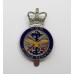 Ministry of Defence Guard Service Enamelled Cap Badge - Queen's Crown