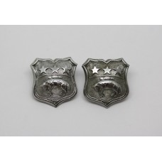Pair of Leeds City Police Collar Badges