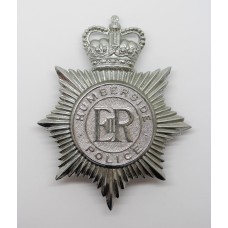 Humberside Police Helmet Plate - Queen's Crown