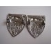 Pair of Leicestershire and Rutland Constabulary Collar Badges