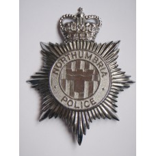 Northumbria Police Helmet Plate - Queen's Crown