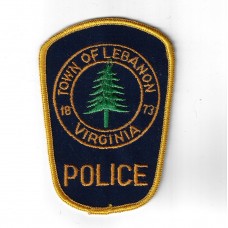 United States Town of Lebanon Virginia Police Cloth Patch