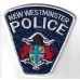 Canadian New Westminster Police Cloth Patch