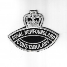 Canadian Royal Newfoundland Constabulary Police Cloth Patch - Queen's Crown