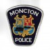 Canadian Moncton Police Cloth Patch