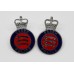 Pair of Essex Police Enamelled Collar Badges - Queen's Crown