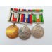 WW2 Defence & War Medal and ERII Special Constabulary Long Service Medal Group of Three - Dudley O. Keating