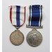 1977 Silver Jubilee Medal & Police Long Service & Good Conduct Medal - Const. G.A. Kendall, Nottinghamshire Combined Constabulary