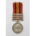 Queen's South Africa Medal (Clasp - Orange Free State, Transvaal, Laing's Nek) - Pte. J. Cartwright, West Yorkshire Regiment