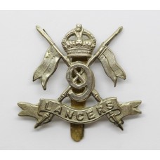 9th Lancers Cap Badge - King's Crown