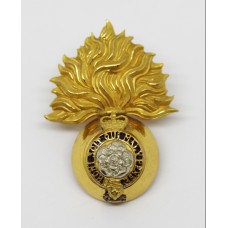 Royal Fusiliers (City of London Regiment) Officer's Dress Cap Badge - Queen's Crown