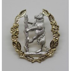Warwickshire & Worcestershire Yeomanry Anodised (Staybrite) Cap Badge