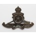 Royal Artillery Officer's Service Dress Cap Badge - King's Crown