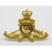 Royal Artillery Officer's Dress Cap Badge - Queen's Crown