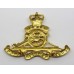 Royal Artillery Officer's Dress Cap Badge - Queen's Crown