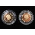 Royal Mint 2005 & 2006 Gold Proof Half Sovereign Two Coin Set