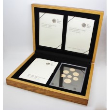 Royal Mint 2008 United Kingdom Royal Shield of Arms 22ct Gold Proof Coin Set (7 Coins)