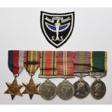 Scarce WW2 Japanese Prisoner of War, GSM (Clasp - Malaya) and Territorial Efficiency Medal Group of Six - Tpr. K. Aitken, Malayan Scouts (S.A.S.)