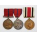 City of London Police 1902 and 1911 Coronations Medal Pair & George VI Special Constabulary Long Service Medal - George F. Gibson, City of London Police & Cambridgeshire Special Constabulary